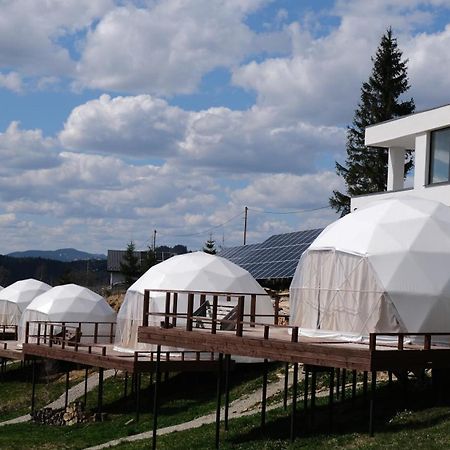 Глемпінг Де Вайб Otel Vorokhta Dış mekan fotoğraf
