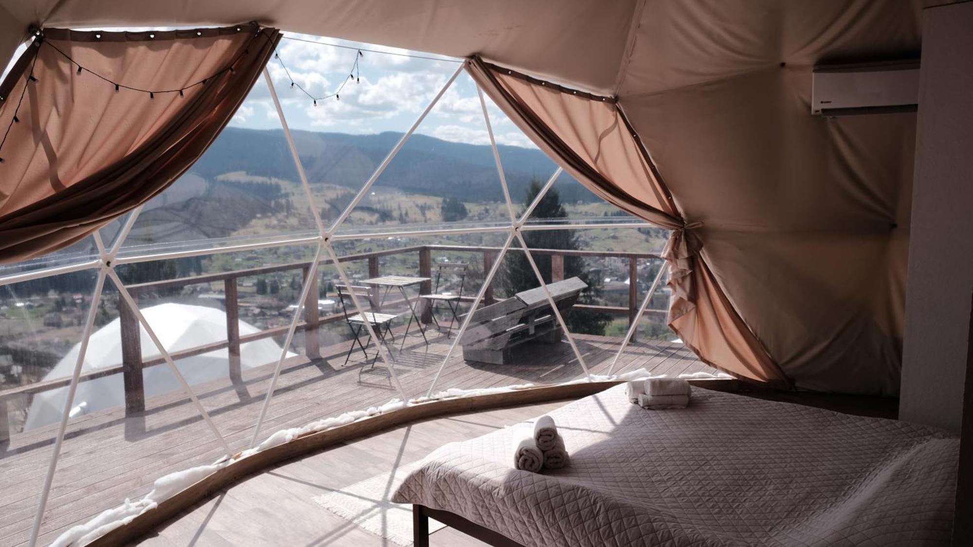 Глемпінг Де Вайб Otel Vorokhta Oda fotoğraf